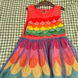 COPY - Mini Boden Kids' Rainbow Mermaid Tulle Dress, Multi, 3-4 Years Old